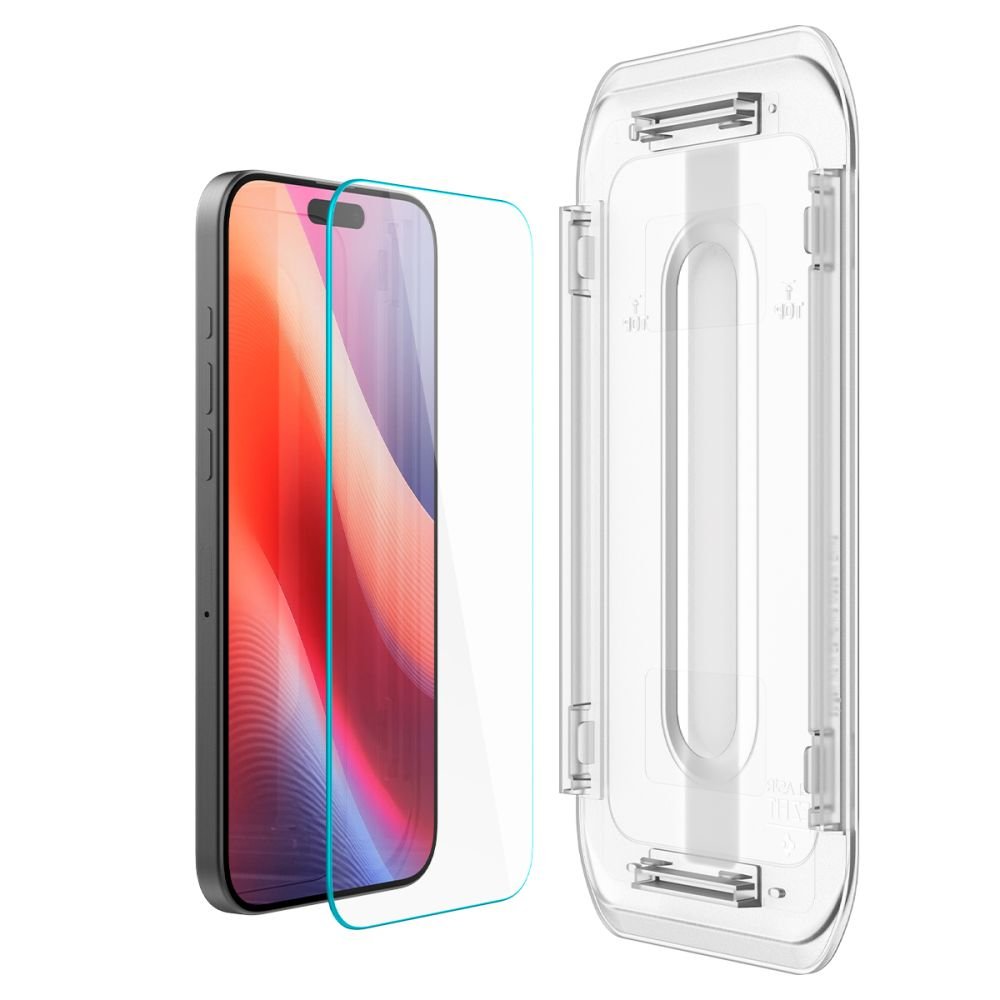Spigen iPhone 16 Pro Max / iPhone 17 Pro Max Glas.TR EZ Fit 9H Αντιχαρακτικό Γυαλί Οθόνης - 2 Τεμάχια - Clear - AGL07907