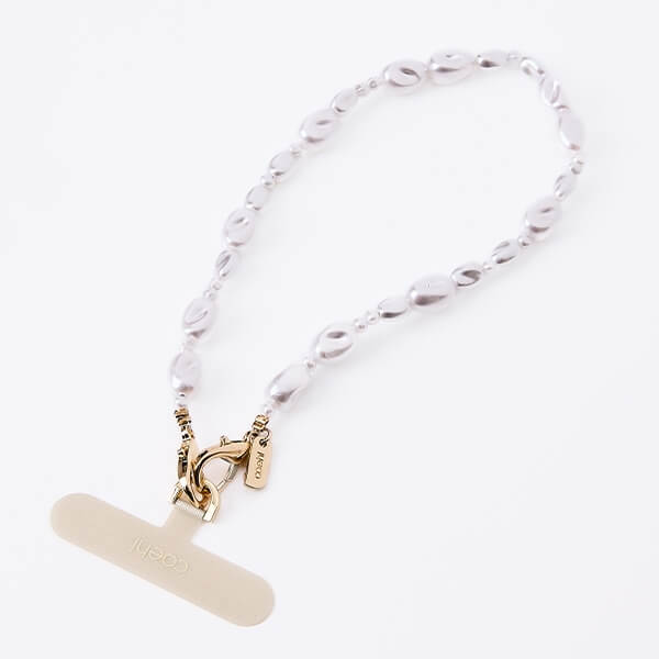 Uniq Coehl Perla Universal Hand Strap - Λουράκι Κινητού για τον Καρπό - White