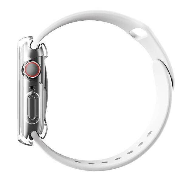 Uniq Θήκη Apple Watch 7 / 8 / 9 - 45 mm Garde Hybrid 360 - Διάφανη