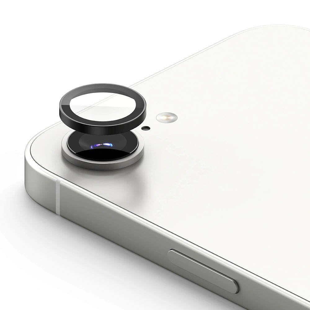 Ringke iPhone 16e Lens Frame Glass Αντιχαρακτικό Γυαλί για την Κάμερα - 2 Τεμάχια - Black