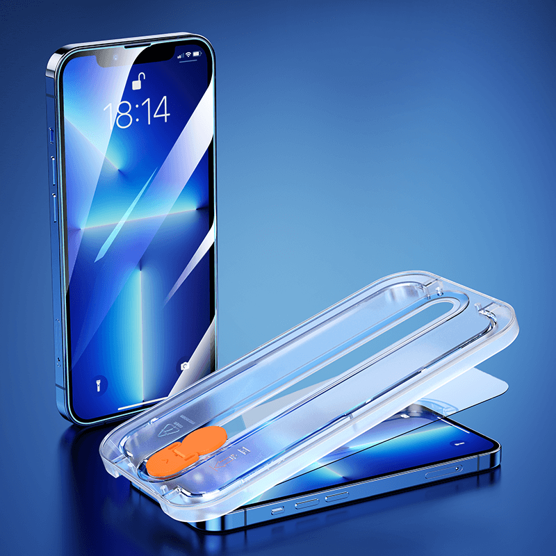 Joyroom iPhone 13 / 13 Pro 9H Tempered Glass Σετ με 2 Αντιχαρακτικά Γυαλιά Οθόνης με Κιτ Τοποθέτησης - Clear - JR - PF936