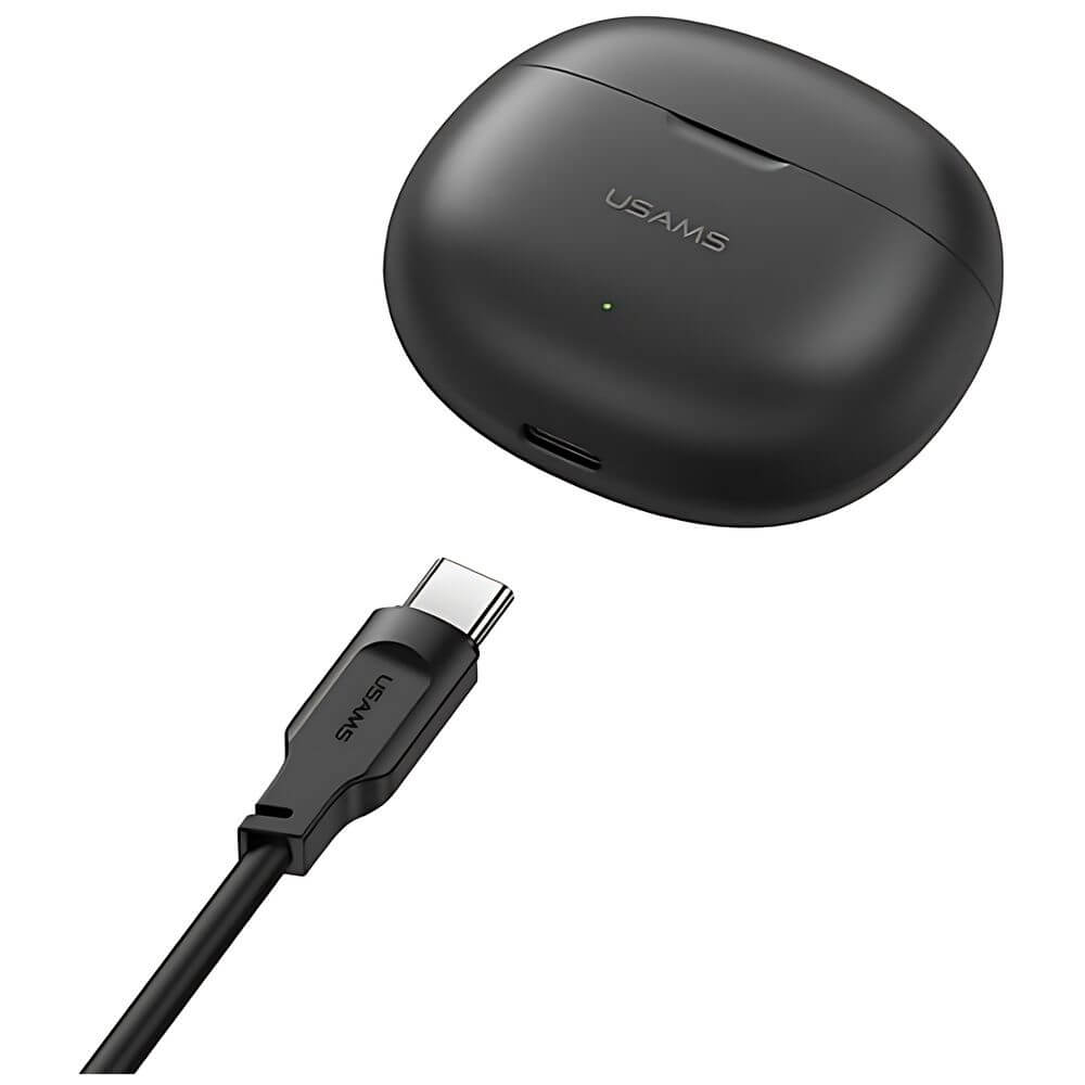 USAMS TWS Rhymbo Series - Bluetooth 5.3 - Ασύρματα ακουστικά για Κλήσεις / Μουσική - Black