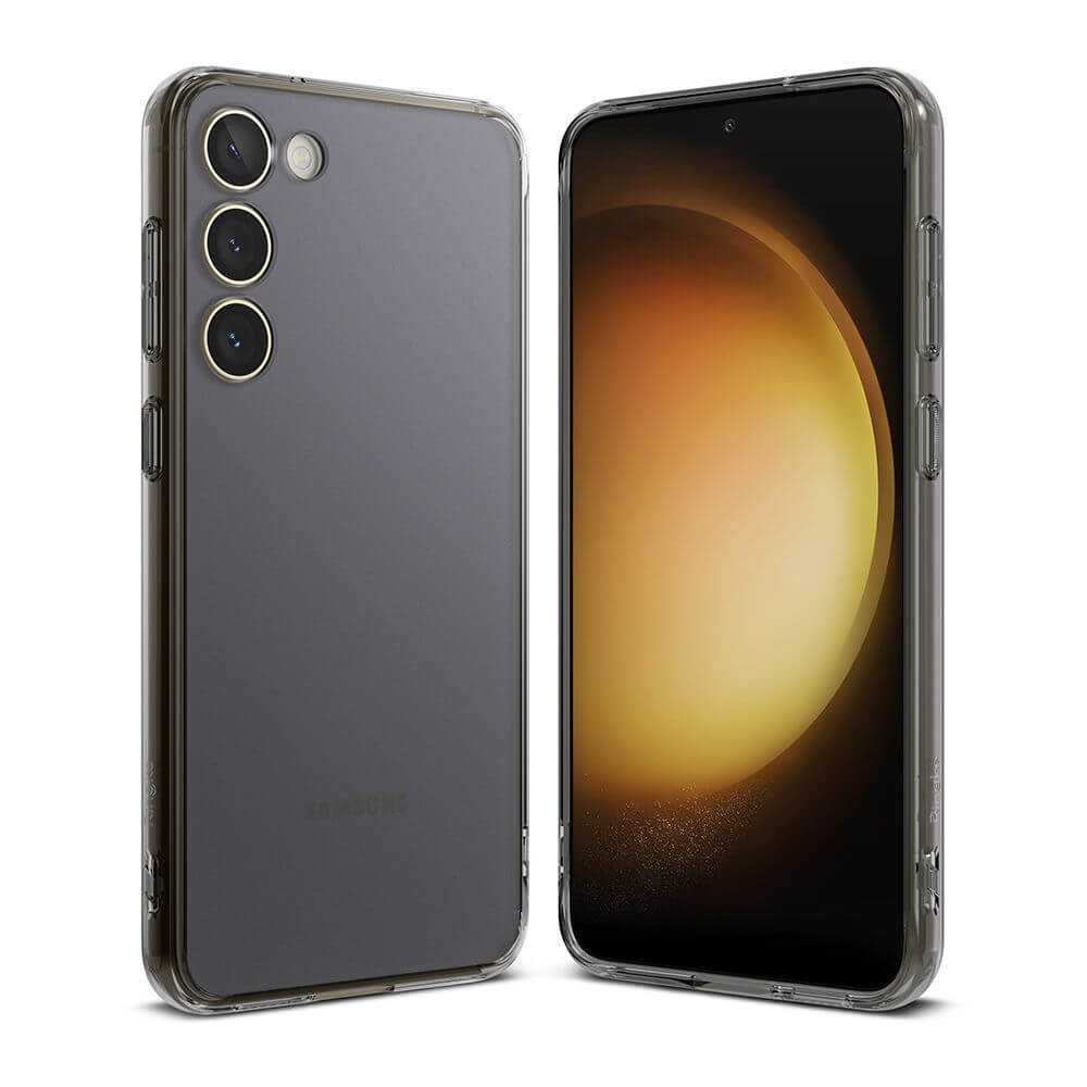 Ringke Samsung Galaxy S23 Plus Fusion Σκληρή Θήκη με Πλαίσιο Σιλικόνης - Smoke Black