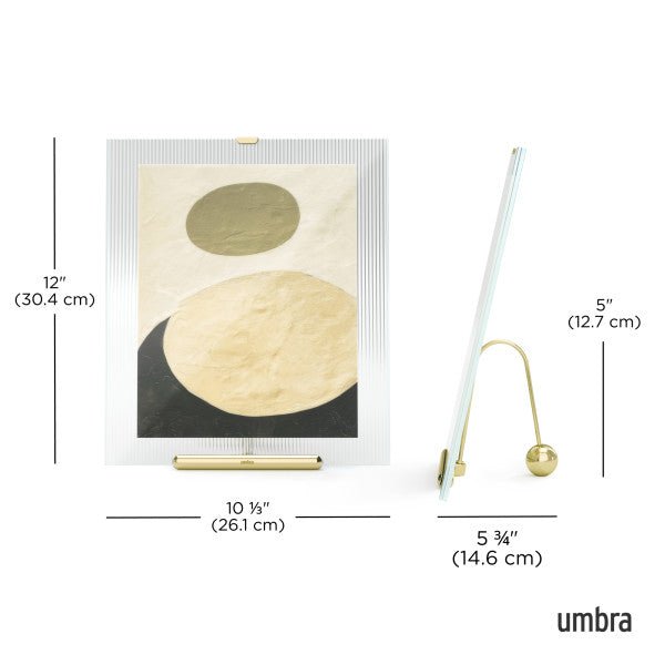 Umbra Flute Κορνίζα για Φωτογραφίες - 20 x 25 cm - Brass