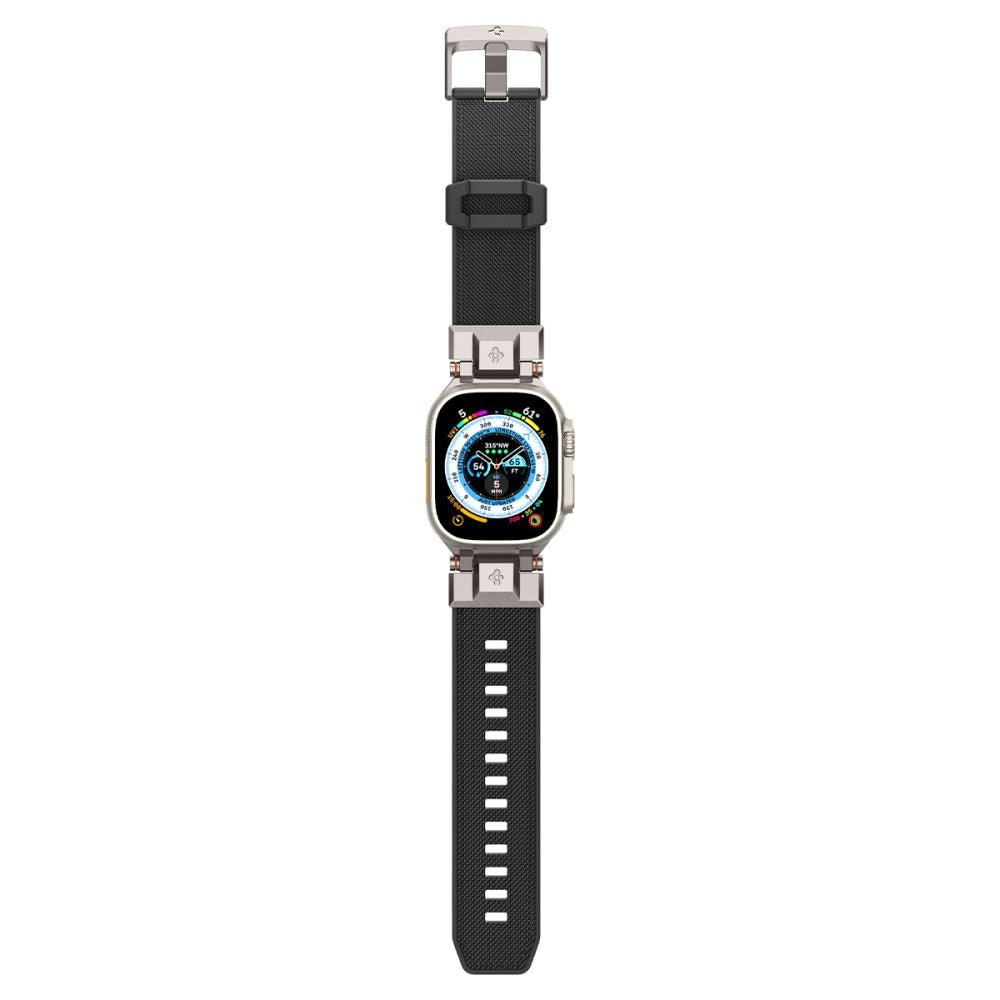 Spigen Λουράκι Apple Watch 4/5/6/7/8/9/10/11 - SE (1/2/3) - ULTRA (1/2/3) - 44/45/46/49mm DuraPro Armor - Black