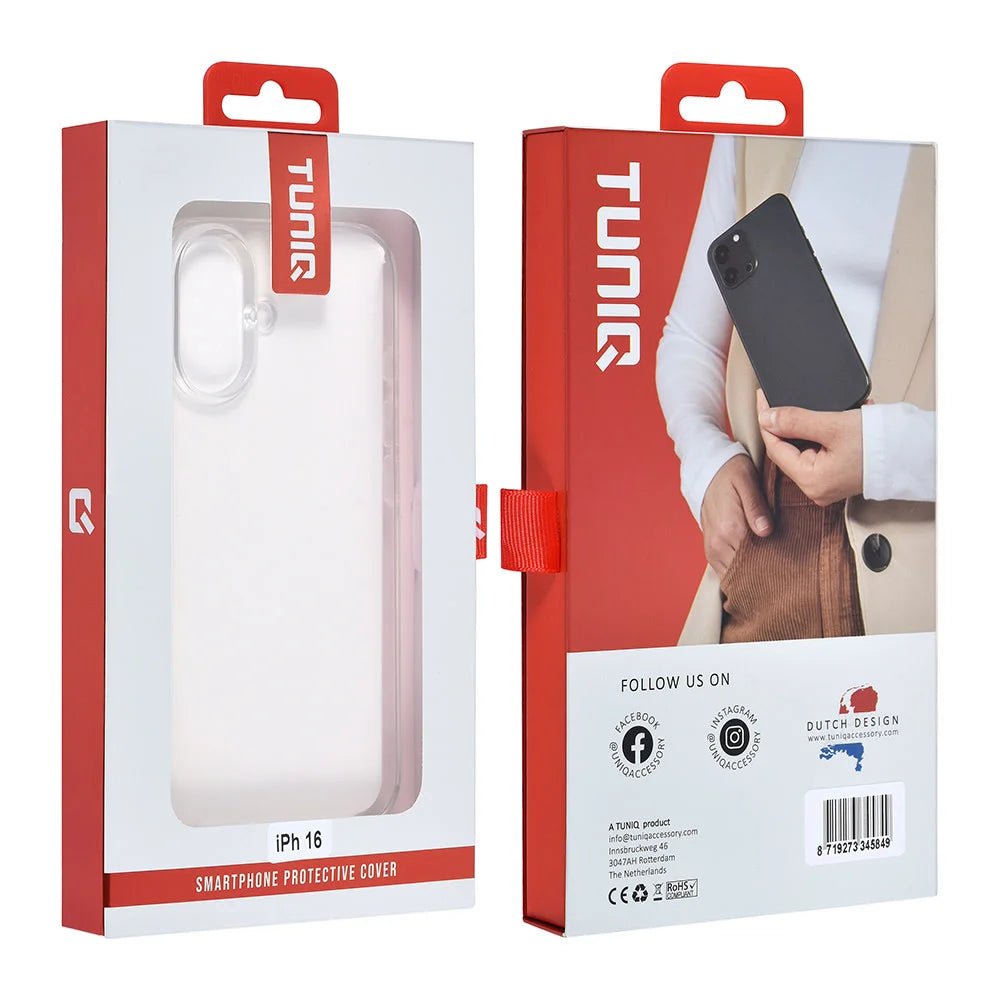 Tuniq iPhone 16 Θήκη Σιλικόνης - Διάφανη