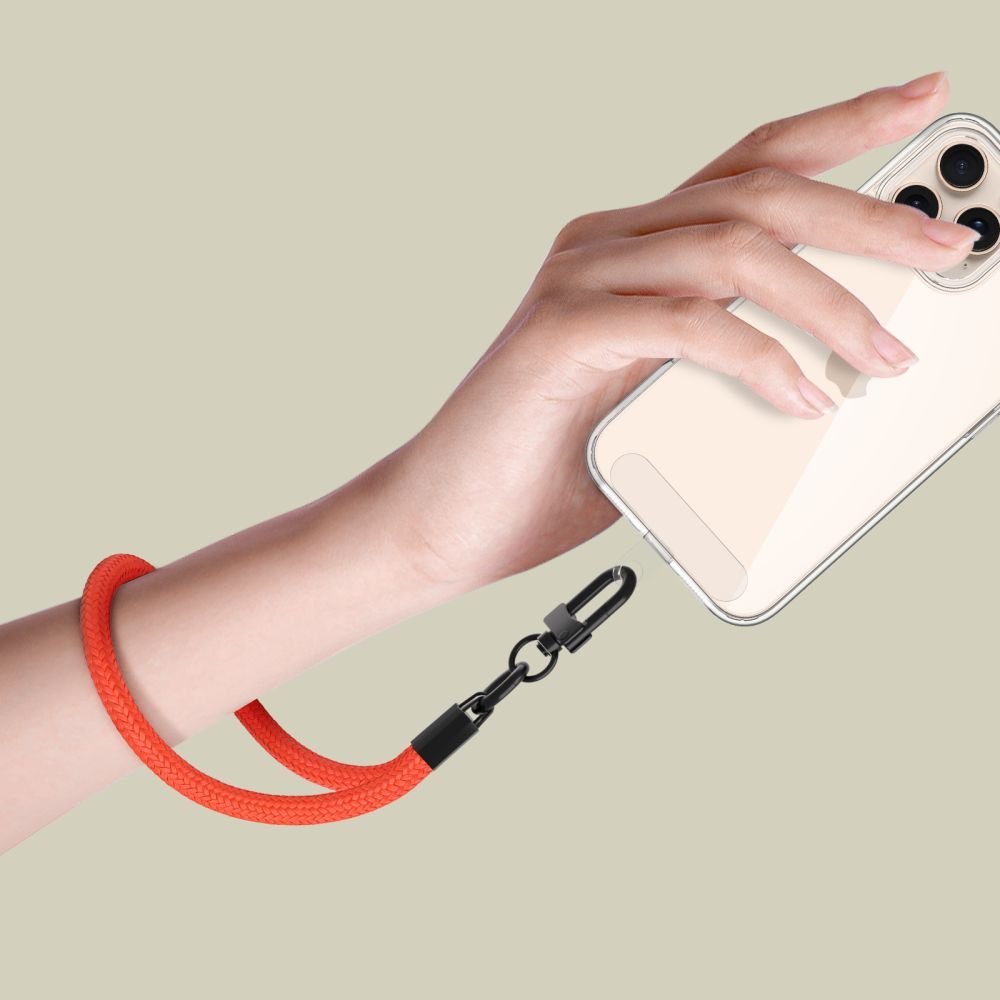 Tech - Protect C3S Rope Wrist Strap - Universal Λουράκι Καρπού για Θήκη Κινητού - Orange / Black