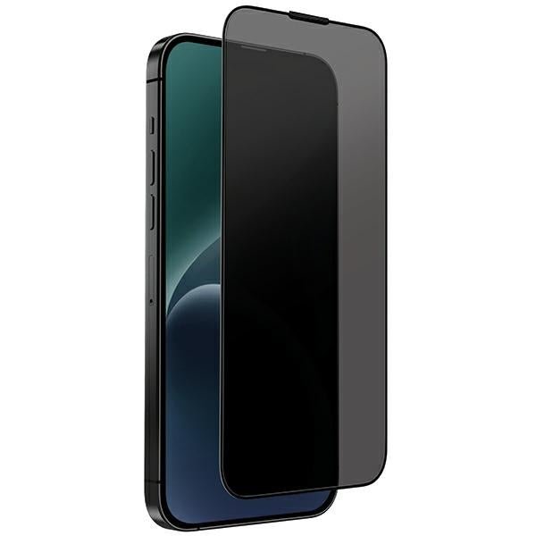 Uniq iPhone 15 / 14 Pro 9H Optix Privacy Αντιχαρακτικό Γυαλί Οθόνης με Κιτ Εγκατάστασης - Black