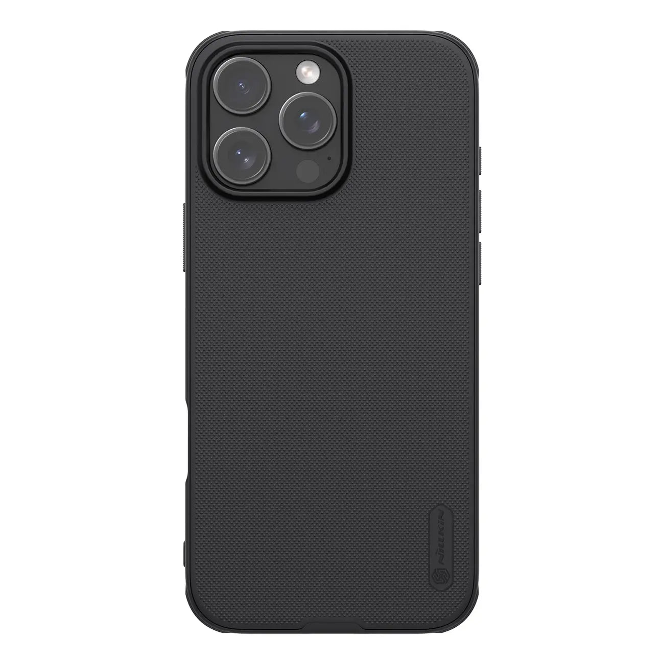 Nillkin iPhone 16 Pro Max Super Frosted Shield Pro Σκληρή Θήκη με Πλαίσιο Σιλικόνης - Black