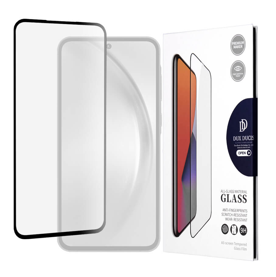 Dux Ducis Samsung Galaxy A35 5G - Προστασία Οθόνης - Full Screen 9H Αντιχαρακτικό Γυαλί Tempered Glass - Διάφανο / Μαύρο