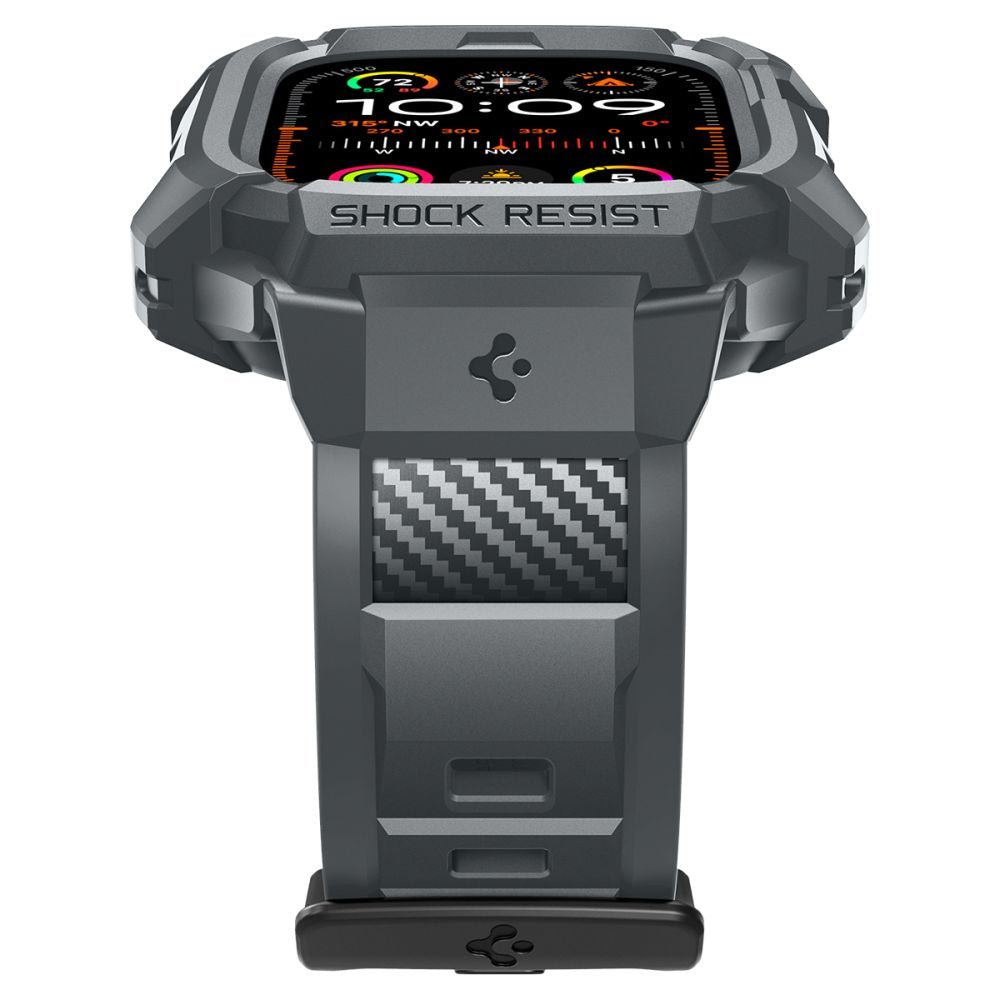 Spigen Λουράκι Apple Watch Ultra (1/2/3) - 49mm Rugged Armor Pro - Dark Grey