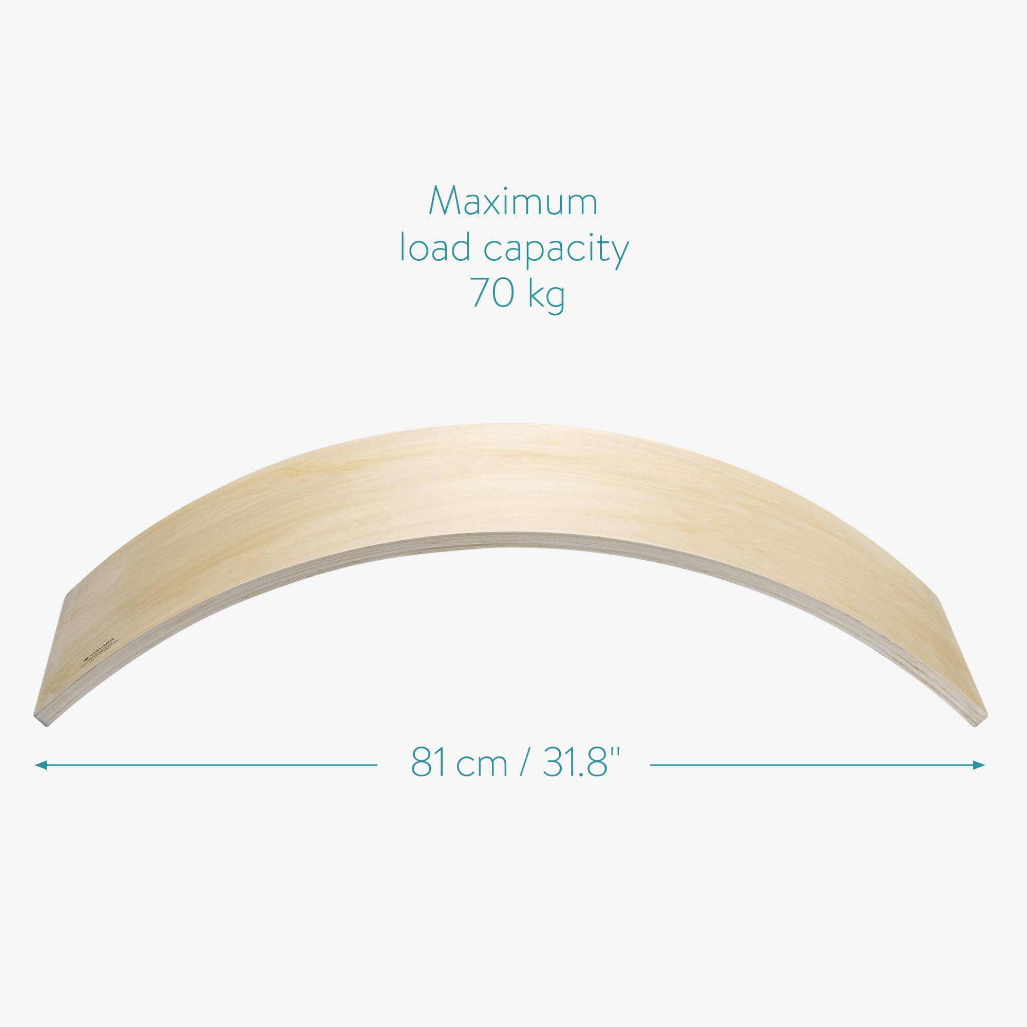 Navaris Σανίδα Ισορροπίας για Παιδιά - Light Brown - 55128.01