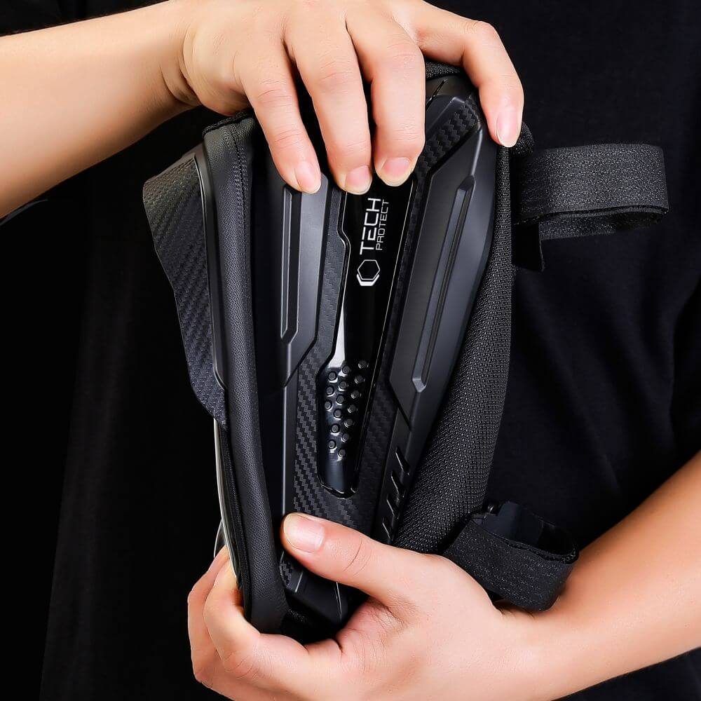 Tech - Protect V2 L - Universal Τσάντα Αποθήκευσης για Ποδήλατο 1.2L - Black