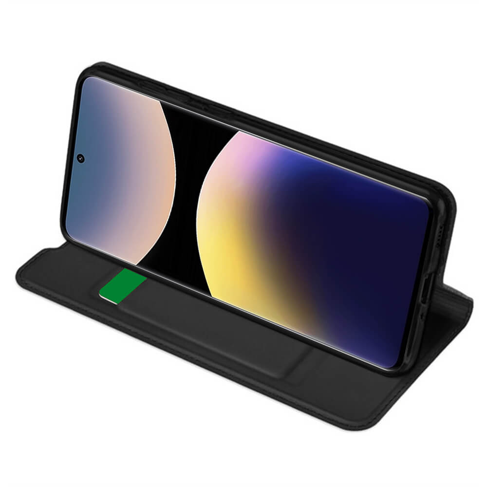 Techsuit Xiaomi Redmi Note 14 Pro 4G - Magskin Book - Θήκη Βιβλίο - Black