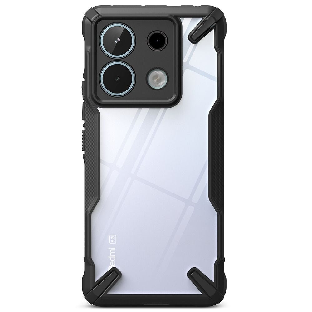 Ringke Xiaomi Redmi Note 13 Pro 5G / Poco X6 5G Fusion X Σκληρή Θήκη με Πλαίσιο Σιλικόνης - Black