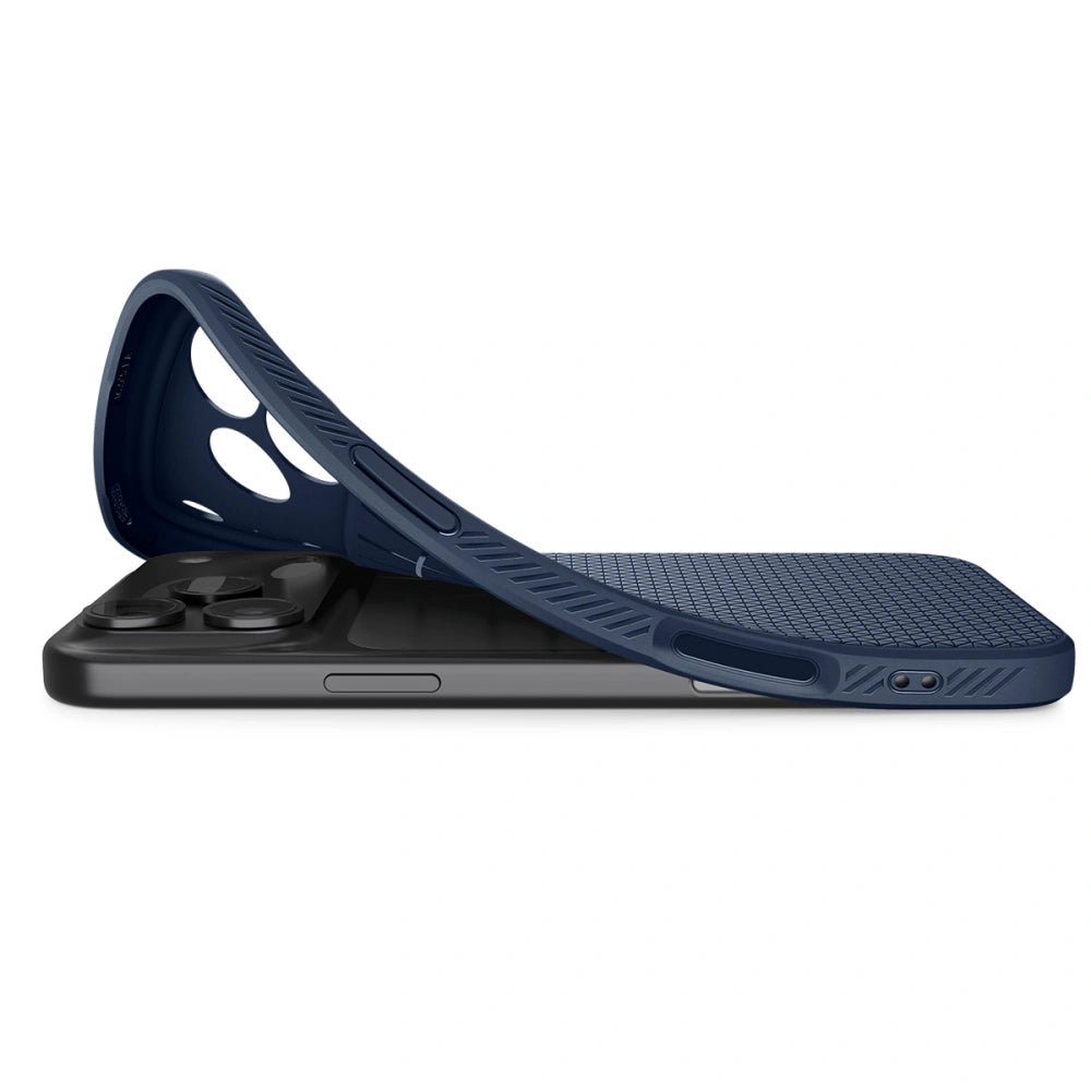 Spigen iPhone 17 Pro Max - Liquid Air - Θήκη Σιλικόνης - Navy Blue