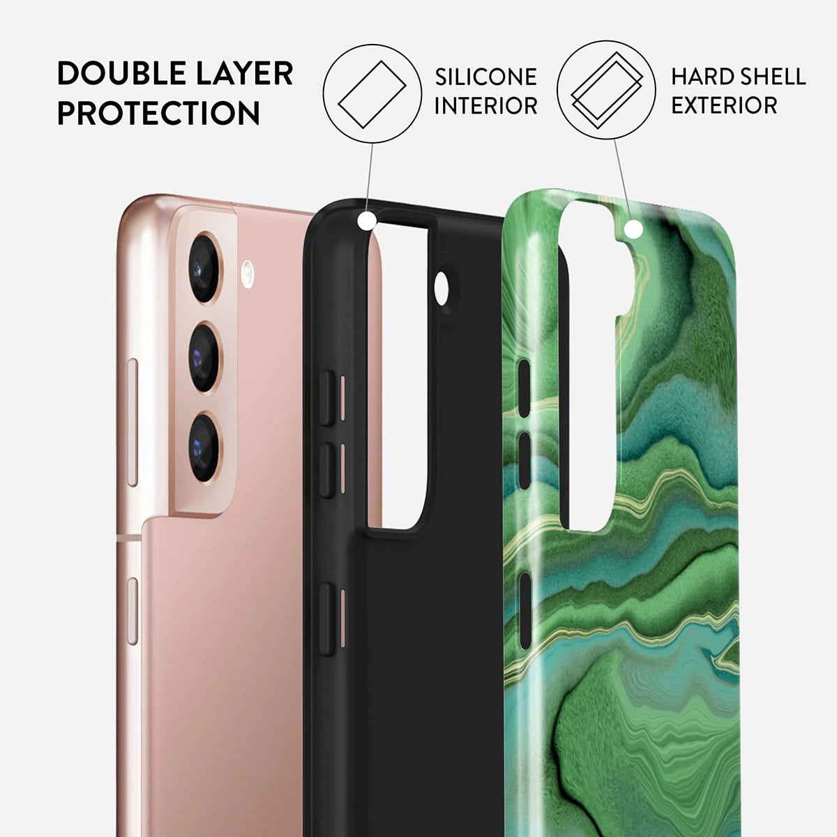 Burga Samsung Galaxy S22 Plus Fashion Tough Σκληρή Θήκη - Rock On