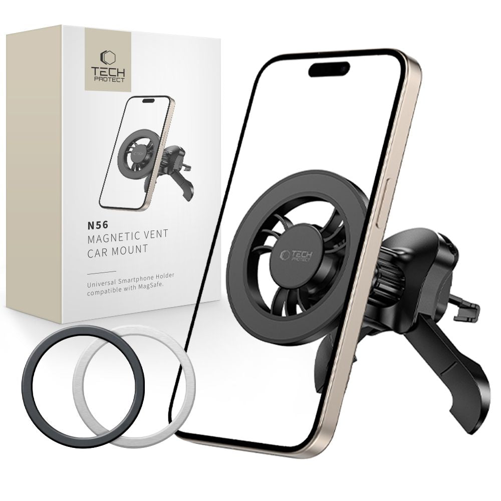 Tech - Protect N56 Stable Μαγνητική MagSafe Βάση Αυτοκινήτου Αεραγωγού - Black