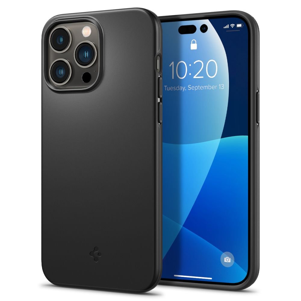 Spigen iPhone 14 Pro Max Thin Fit Σκληρή Θήκη - Black
