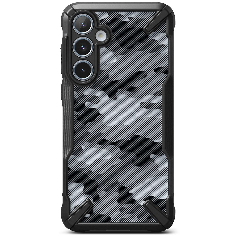 Ringke Samsung Galaxy A35 5G Fusion X Σκληρή Θήκη με Πλαίσιο Σιλικόνης - Camo Black