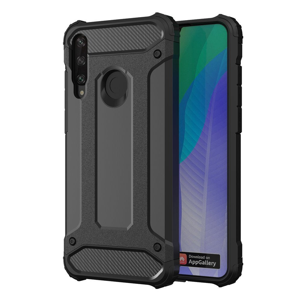 OEM Huawei Y6p Hybrid Rugged Armor Θήκη - Black