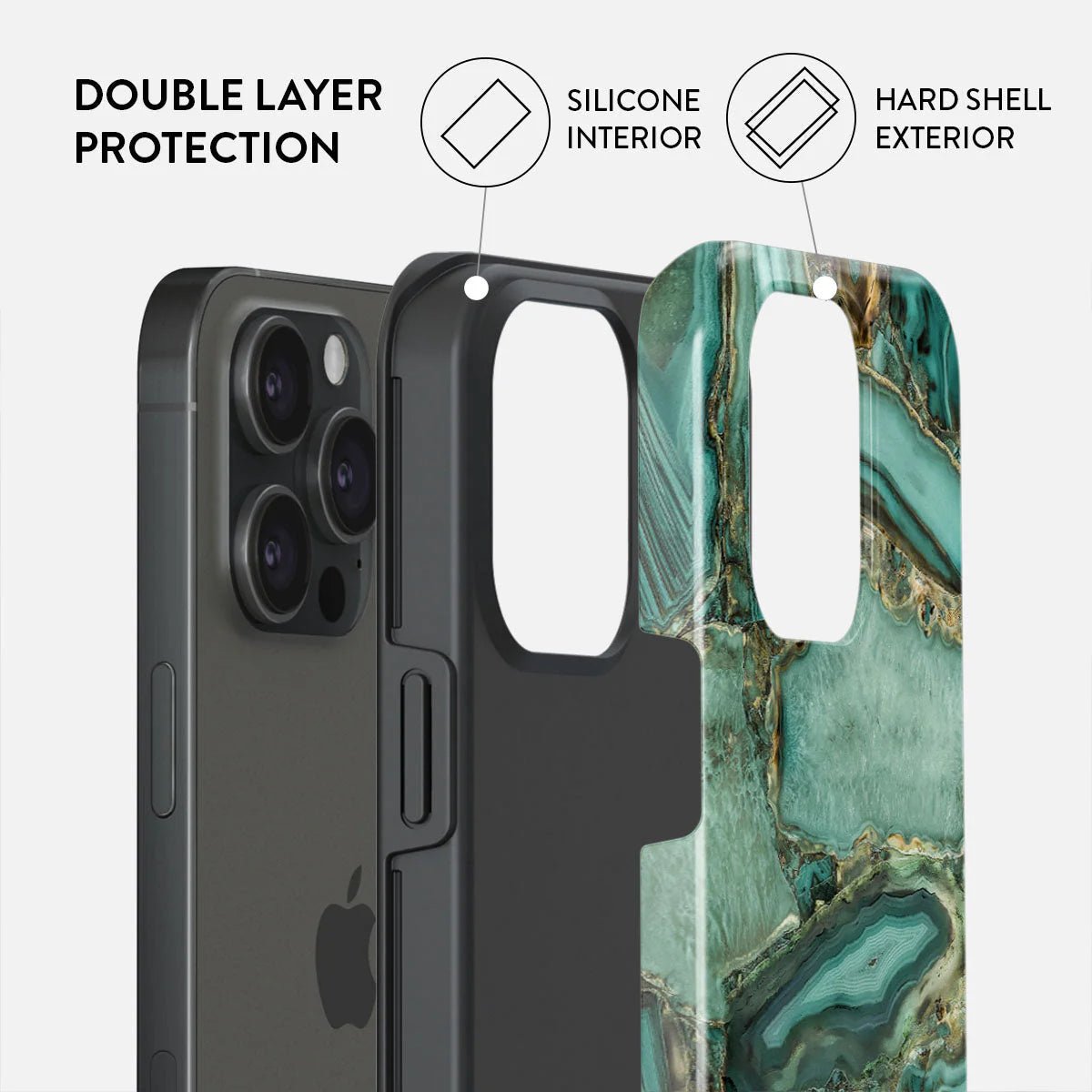 Burga iPhone 15 Pro Fashion Tough MagSafe Σκληρή Θήκη με MagSafe - Ubud Jungle