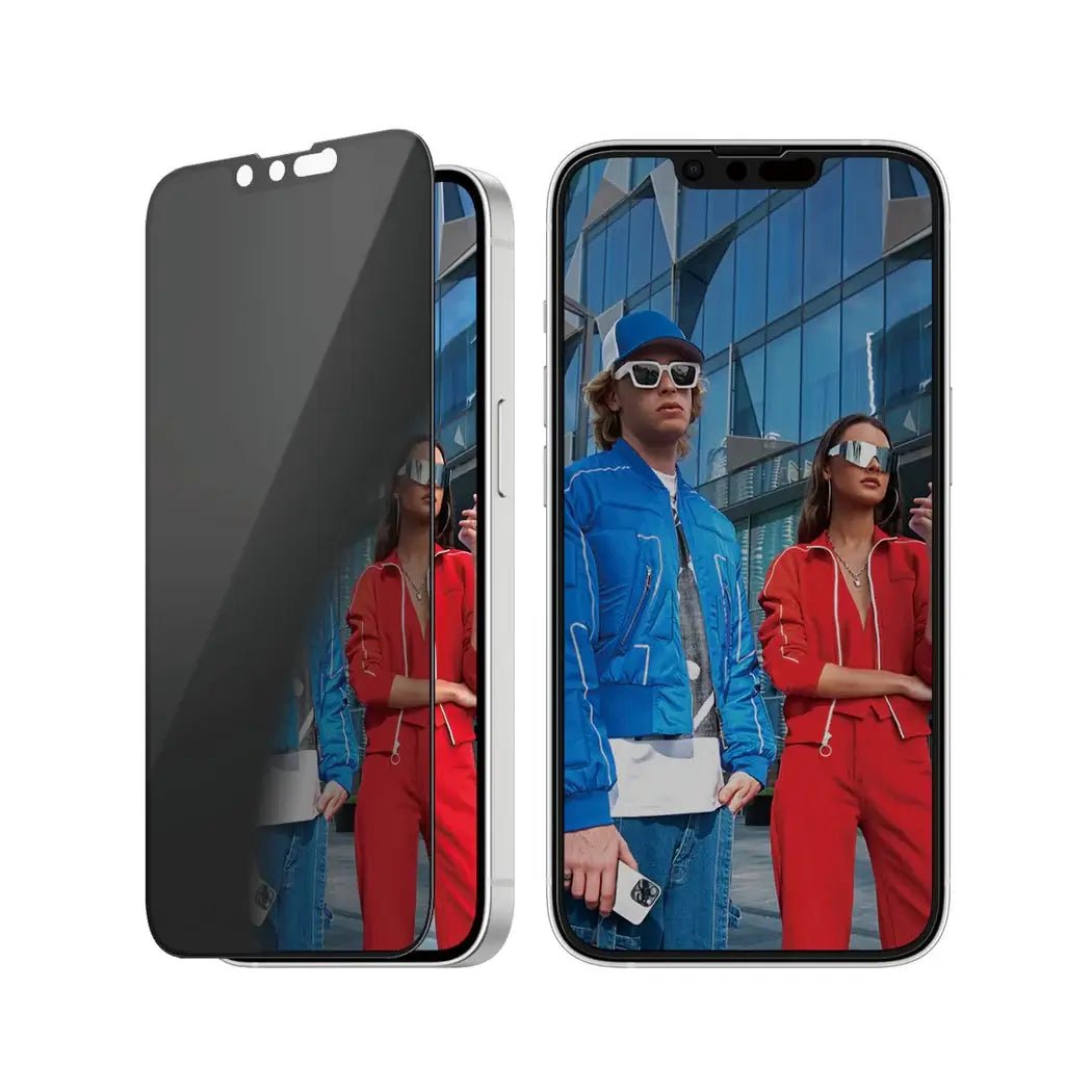 PanzerGlass iPhone 13 / 13 Pro / 14 / 16e - Privacy Ultra - Wide Fit Αντιχαρακτικό Γυαλί Οθόνης με Κιτ Τοποθέτησης - Black