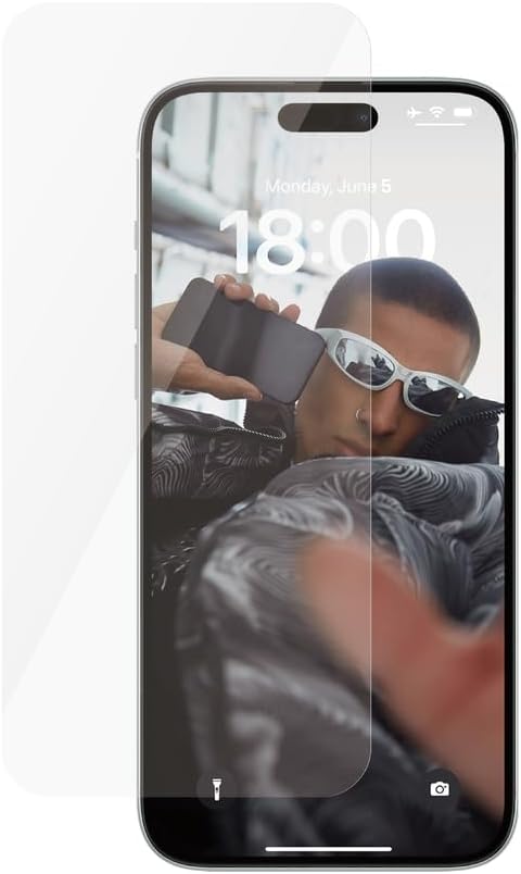 Safe by PanzerGlass iPhone 15 Plus Ultra - Wide Fit Case Friendly Full Screen Αντιχαρακτικό Γυαλί Οθόνης - Διάφανο - SAFE95536