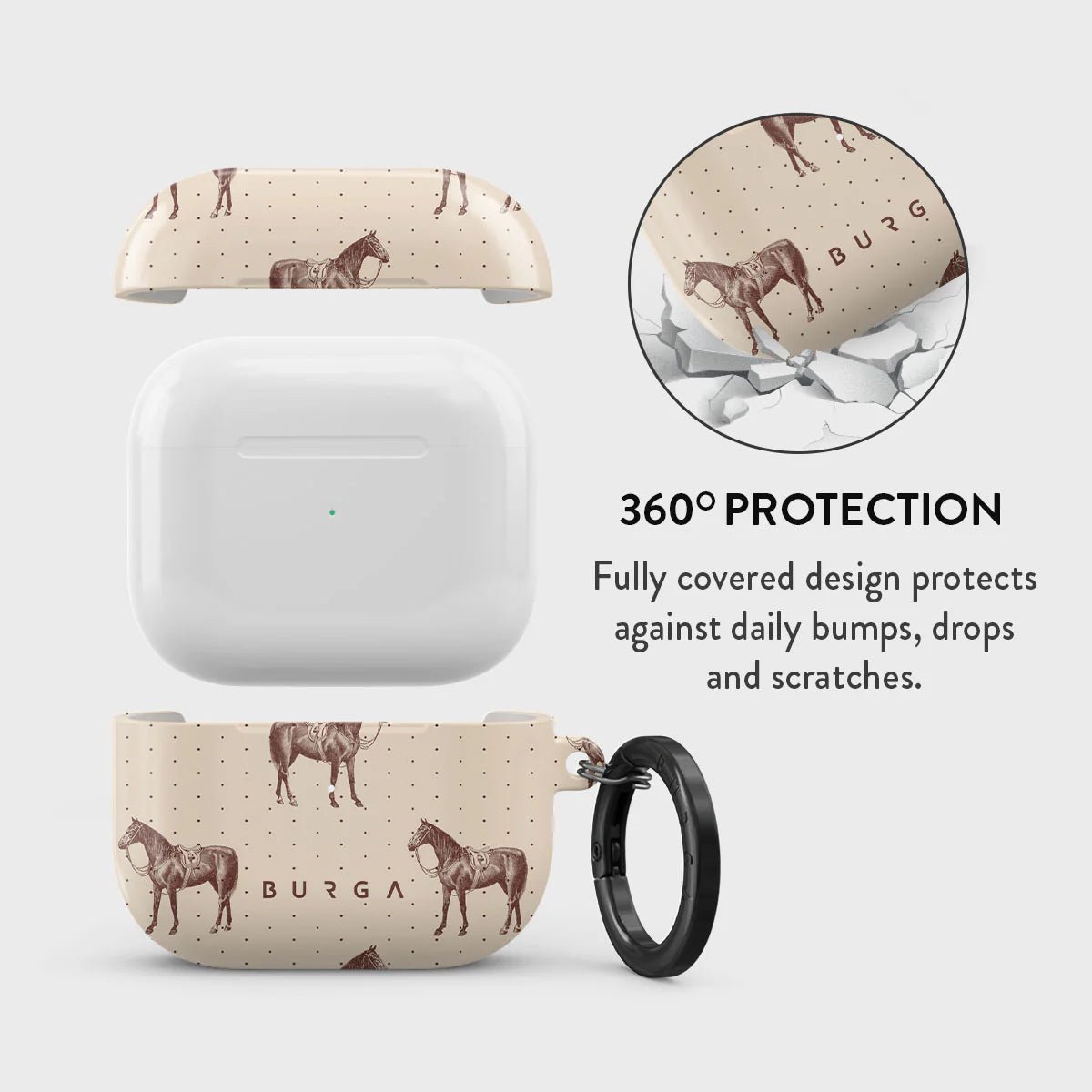 Burga AirPods 3 Σκληρή Θήκη - Wild West