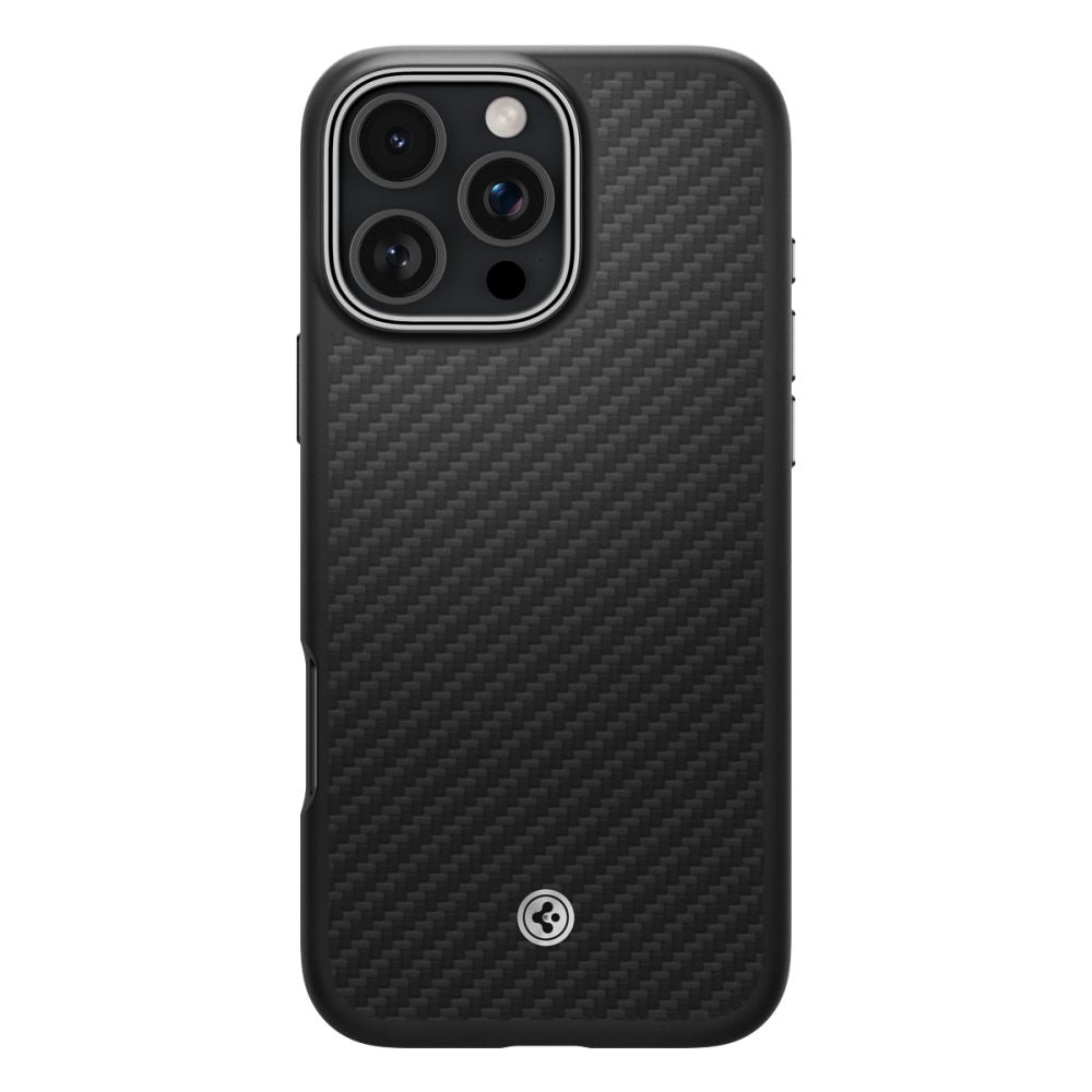 Spigen iPhone 16 Pro Enzo Aramid Mag Σκληρή Θήκη Aramid Fiber με MagSafe - Black / Silver