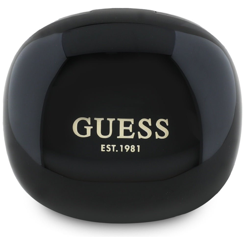 Guess TWS Flat Classic Logo Electroplated - Bluetooth 5.4 - Ασύρματα ακουστικά για Κλήσεις / Μουσική - Black
