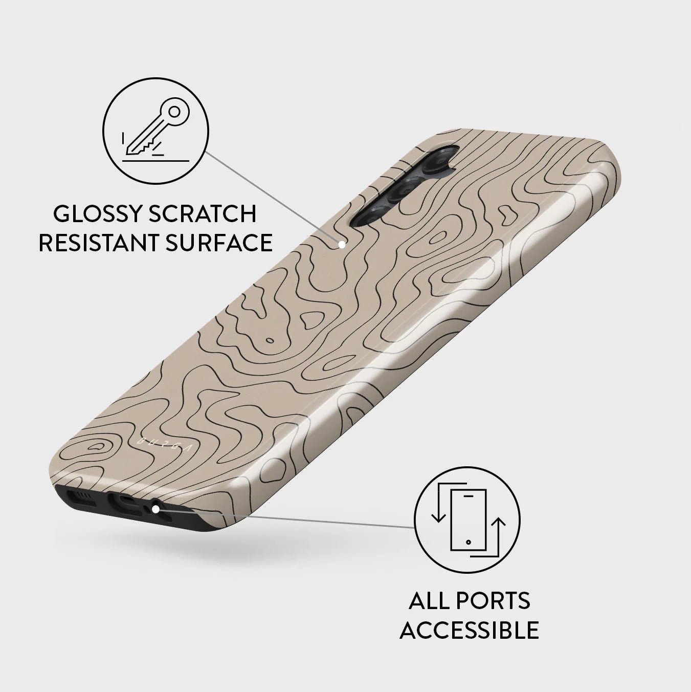 Burga Samsung Galaxy A15 4G / A15 5G Fashion Tough Σκληρή Θήκη - Wild Terrain