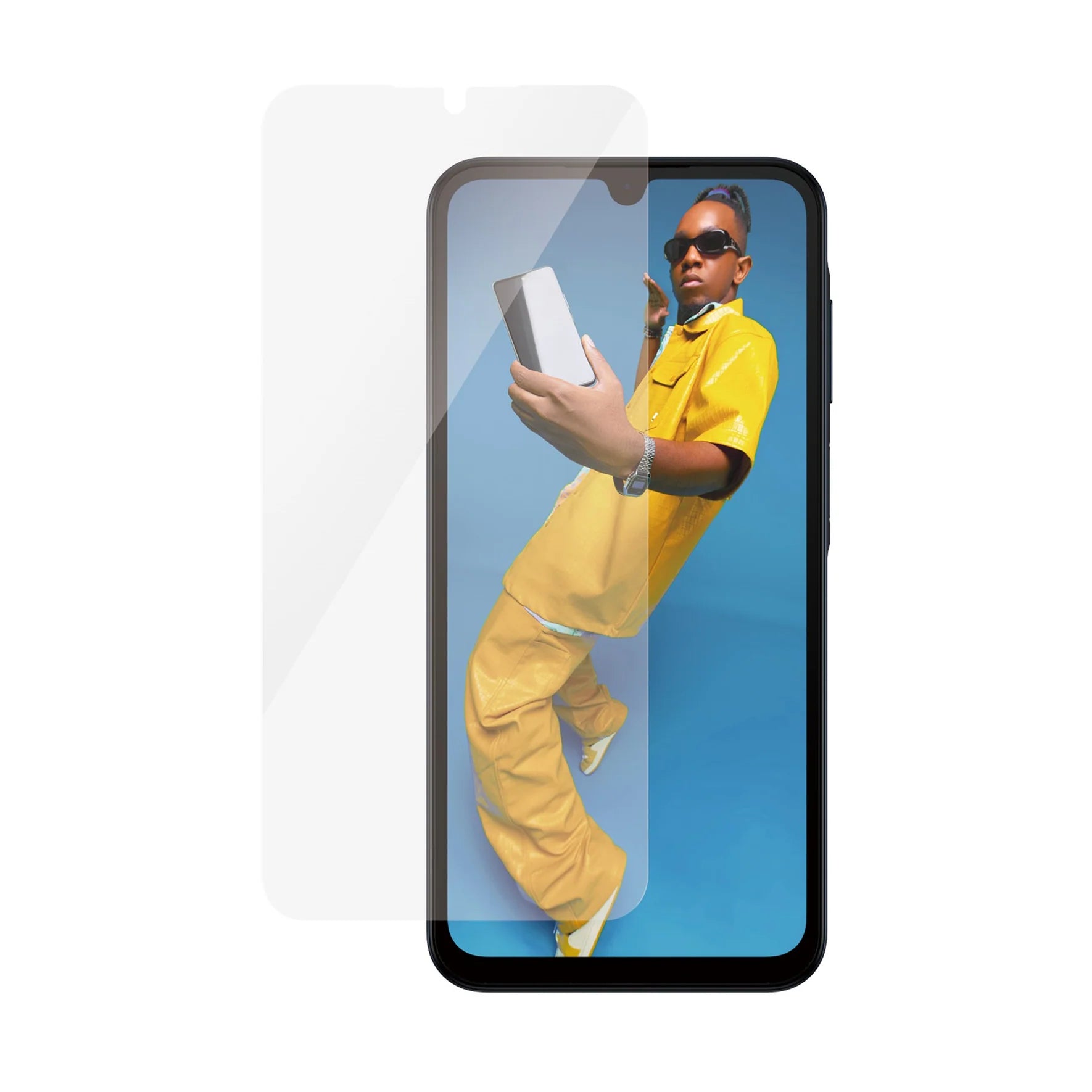 PanzerGlass Samsung Galaxy A15 4G / A15 5G Ultra - Wide Fit Case Friendly Full Screen Αντιχαρακτικό Γυαλί Οθόνης - Διάφανο