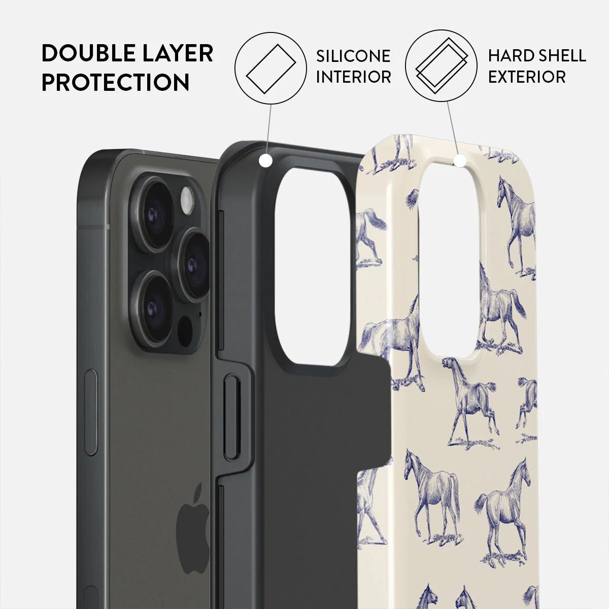 Burga iPhone 15 Pro Max Fashion Tough MagSafe Σκληρή Θήκη με MagSafe - Derby Race