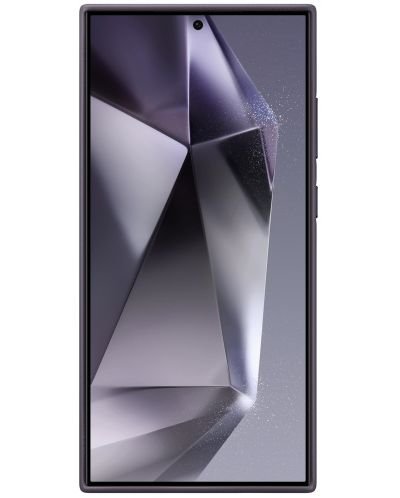 Samsung Vegan Leather Case - Samsung Galaxy S24 Ultra Θήκη από Oικολογικό Δέρμα - Dark Violet - GP - FPS928HCAVW