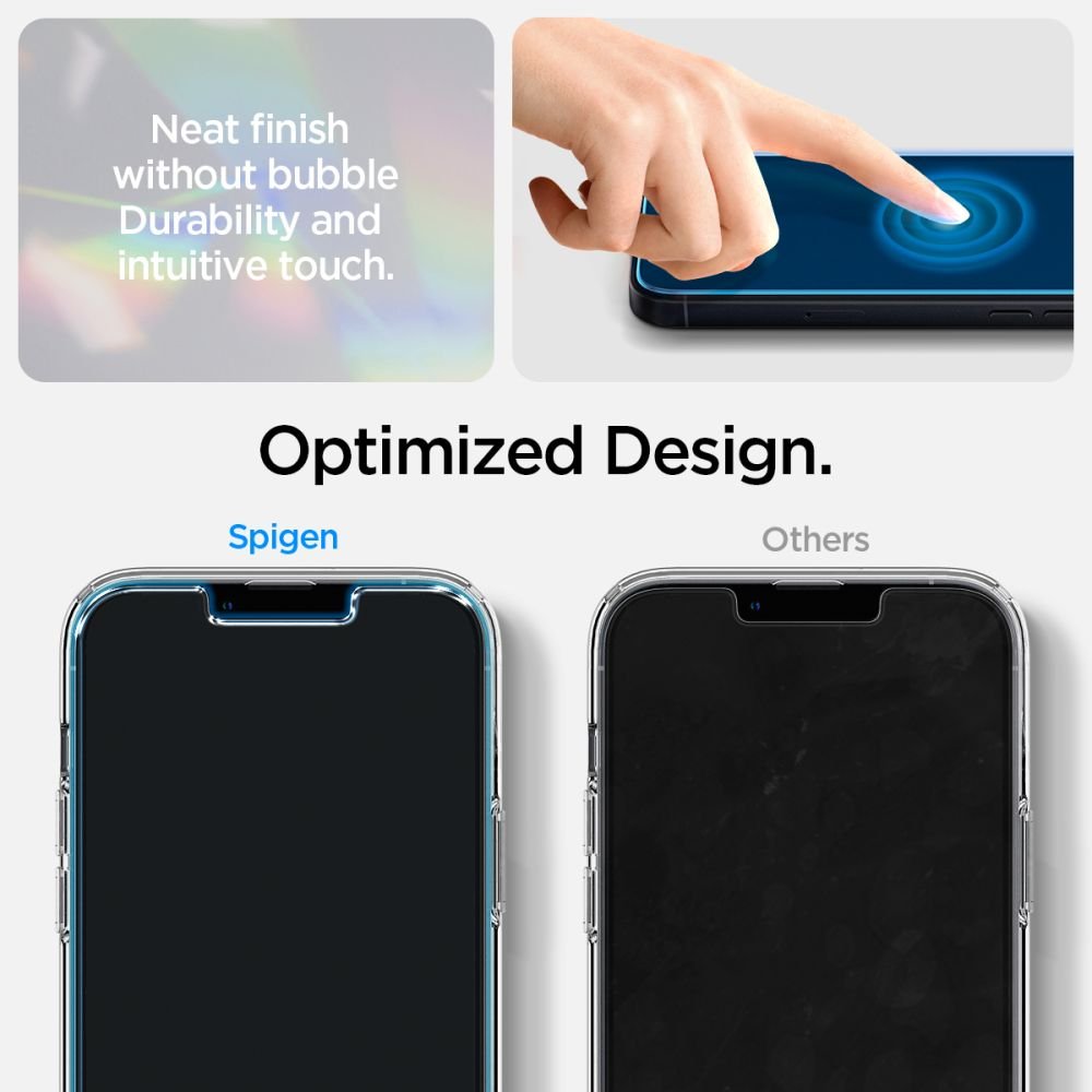 Spigen iPhone 14 Plus / iPhone 15 Plus Crystal Pack Θήκη Σιλικόνης με Προστασία Οθόνης - Crystal Clear