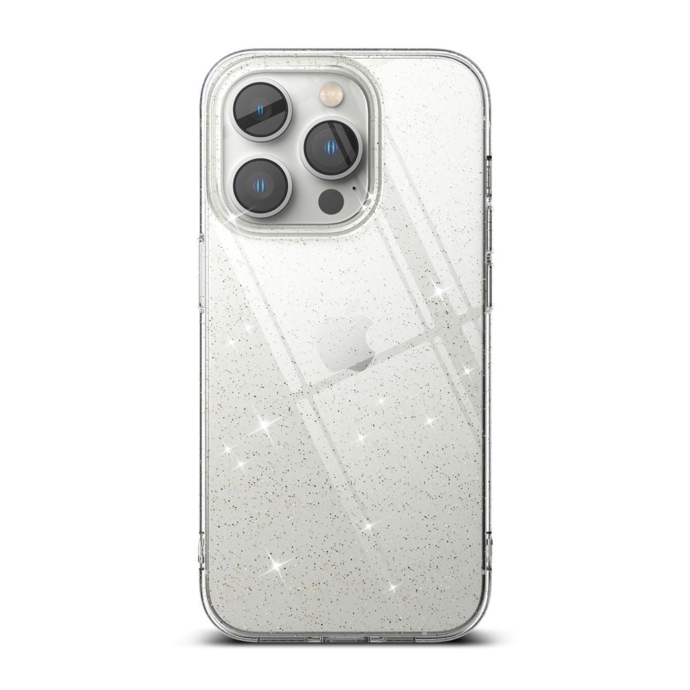 Ringke iPhone 14 Pro Air Ultra Thin TPU Case Λεπτή Θήκη Σιλικόνης - Glitter - Διάφανη