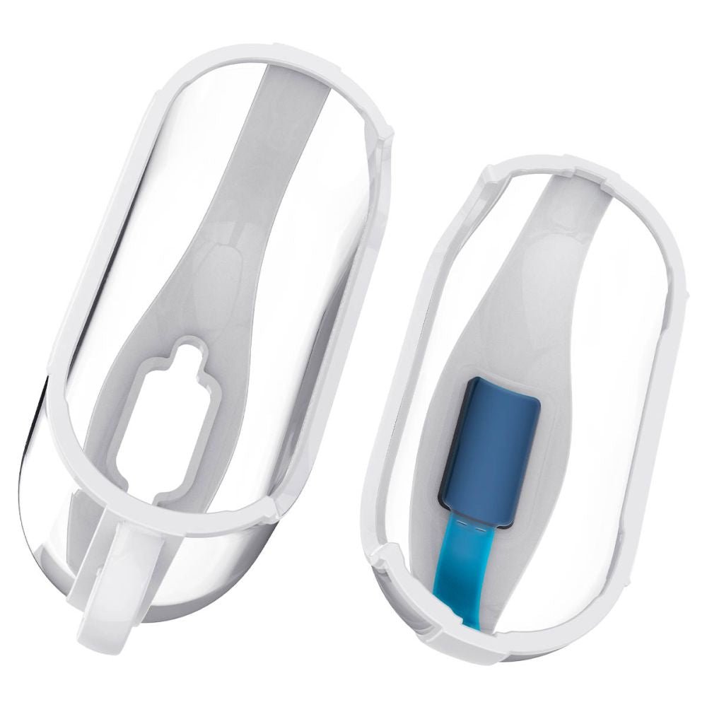 Spigen AirPods 4 Θήκη από Σκληρό Πλαστικό και Σιλικόνη - Ultra Hybrid - Jet White