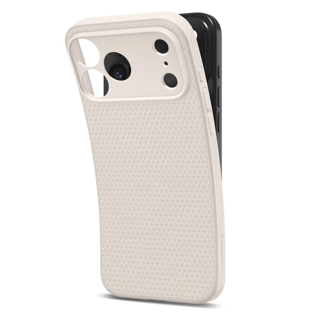 Spigen iPhone 17 Pro - Liquid Air - Θήκη Σιλικόνης - Natural Titanium