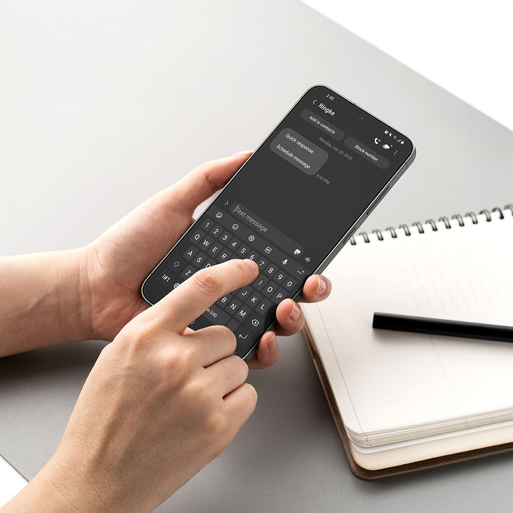 Ringke Samsung Galaxy S25 Plus Easy Slide 2.5D 9H Αντιχαρακτικό Γυαλί Οθόνης - 2 Τεμάχια - Clear