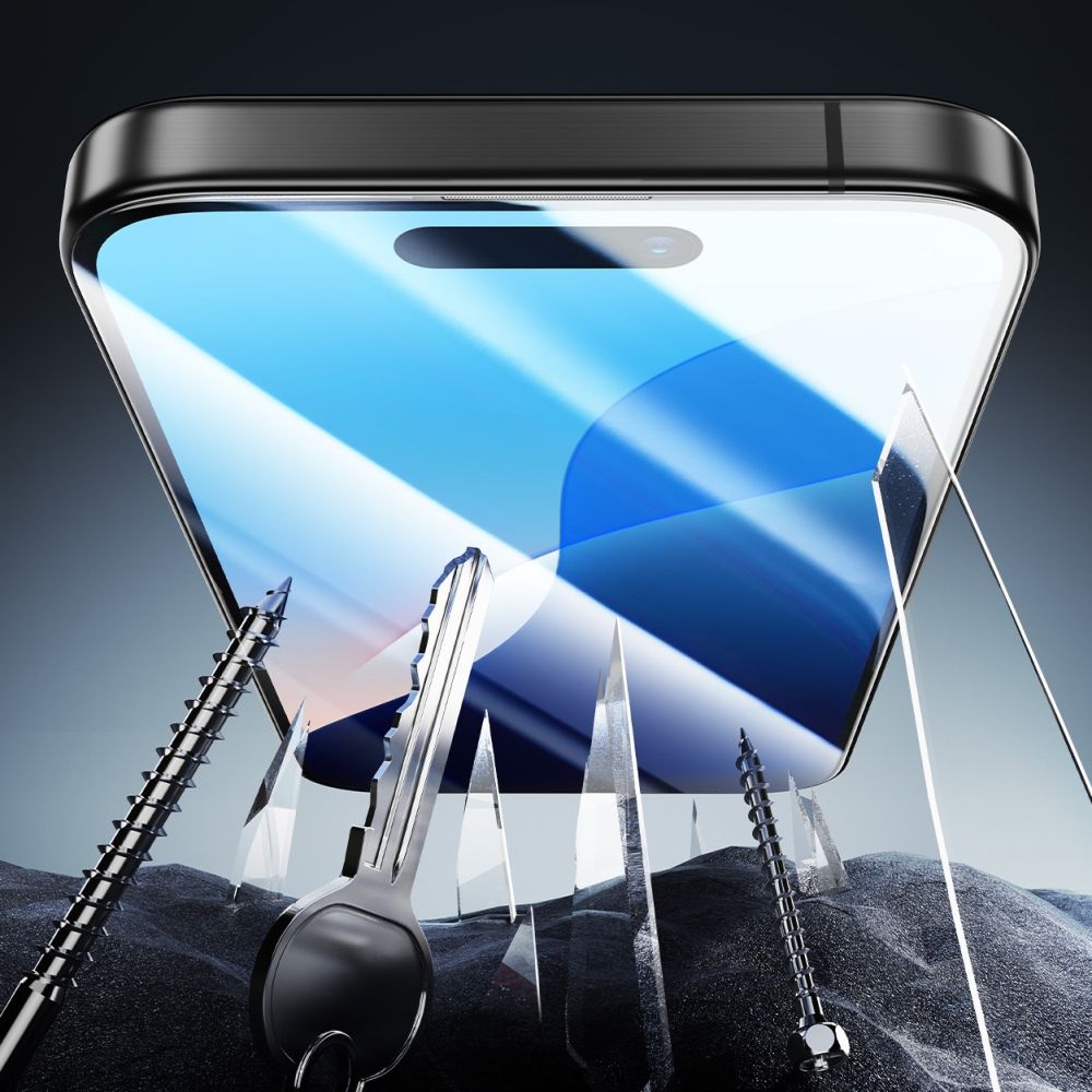 ESR iPhone 16 Pro Max Armorite 2.5D 9H Full Screen Tempered Glass Αντιχαρακτικό Γυαλί Οθόνης - Black