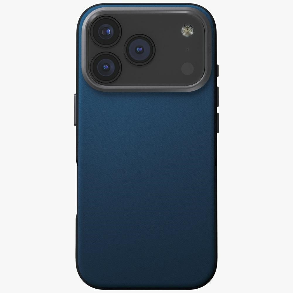 Uniq iPhone 17 Pro - Lyden DS - Σκληρή Θήκη με Επένδυση Συνθετικού Δέρματος και MagSafe - Blue