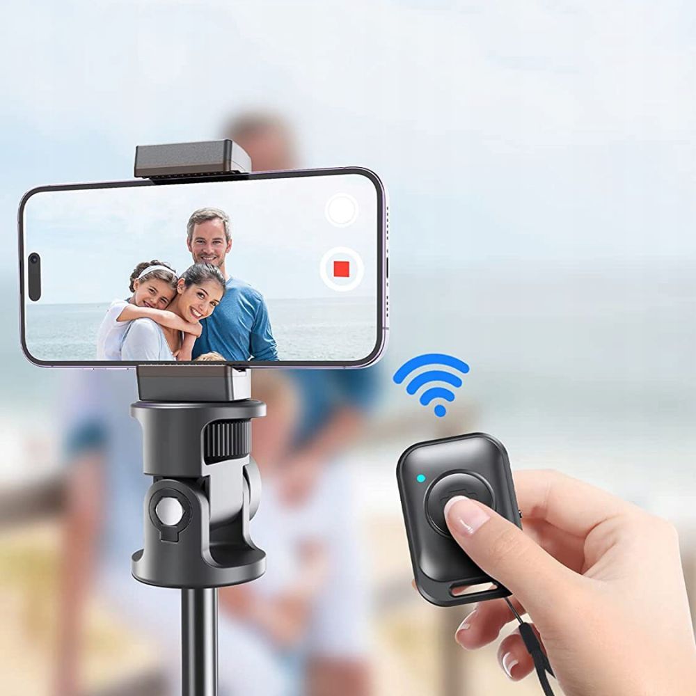 Tech - Protect L03S Ασύρματο Selfie Stick Τρίποδο με Τηλεχειριστήριο Bluetooth - White