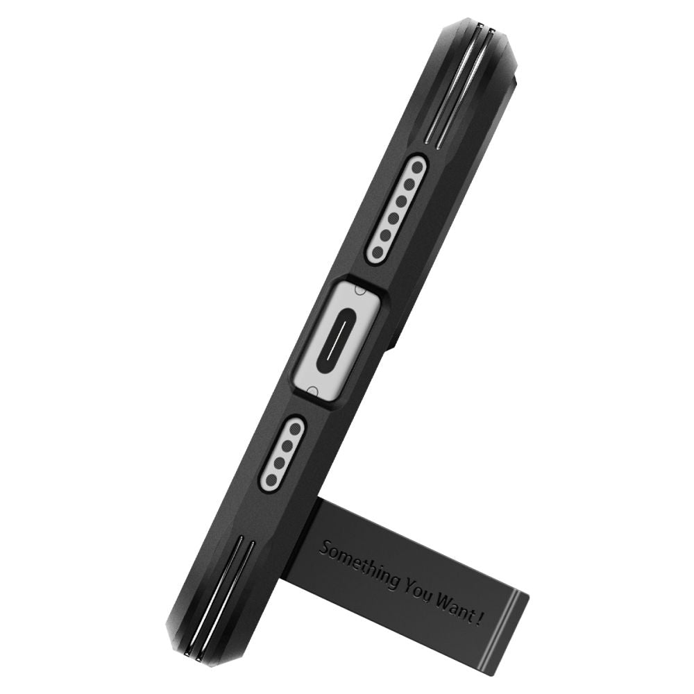 Spigen iPhone 15 Plus Tough Armor Mag Σκληρή Θήκη με MagSafe - Black