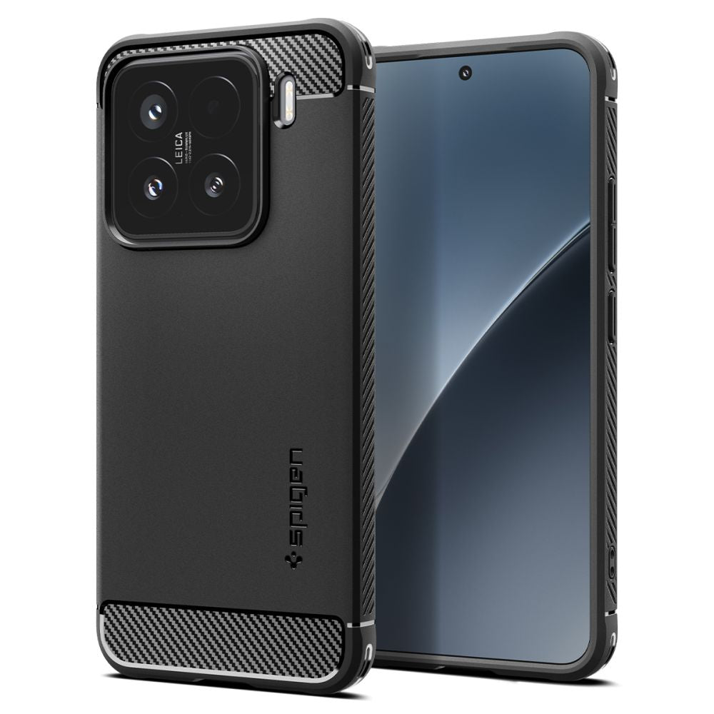 Spigen Xiaomi 15 Rugged Armor Θήκη Σιλικόνης - Matte Black