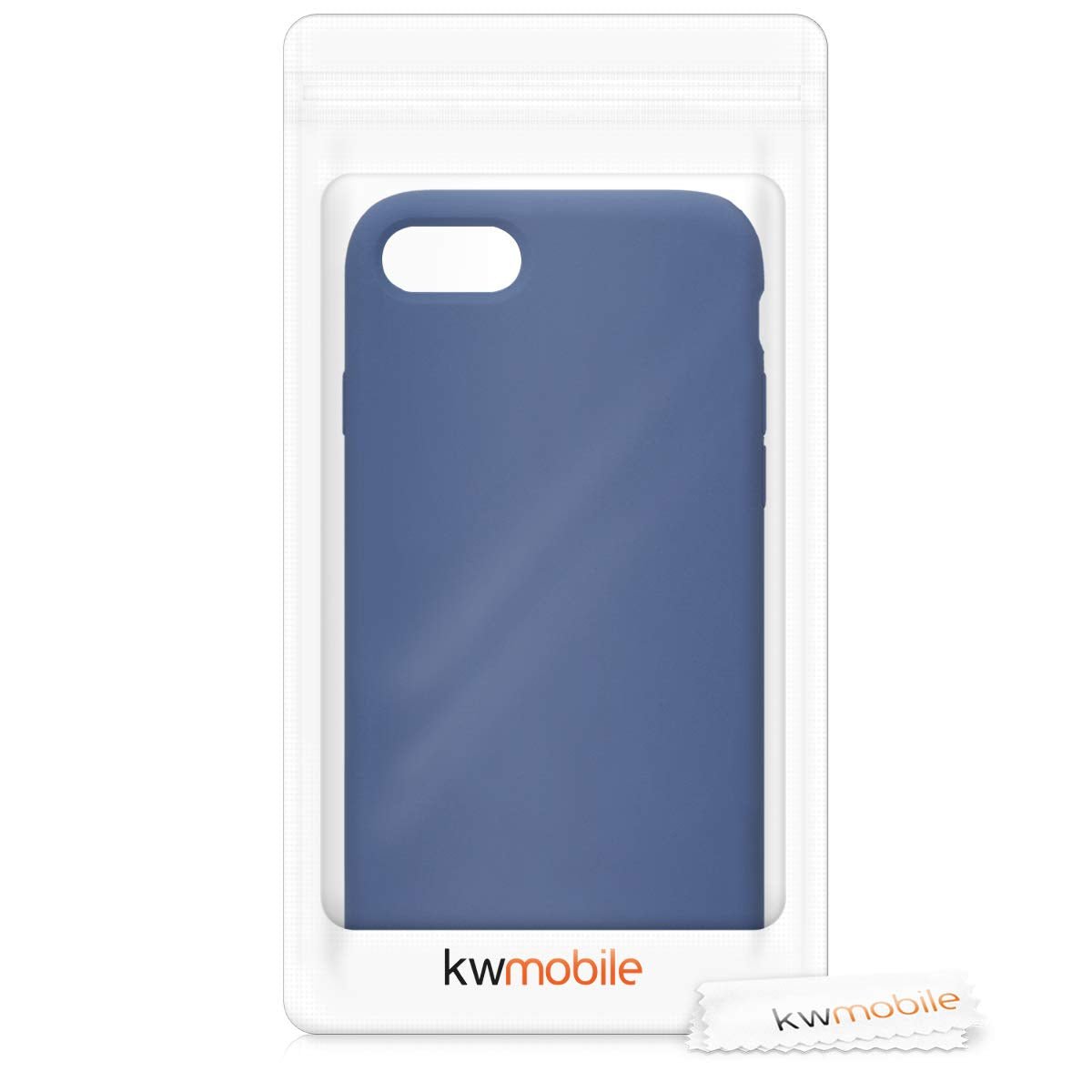 KW iPhone SE 2022 / SE 2020 / 7 / 8 Θήκη Σιλικόνης Rubber TPU - Cornflower Blue - 40225.145