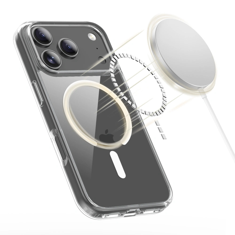 Tech - Protect iPhone 17 Pro Max - Flexair Hybrid MagSafe - Σκληρή Θήκη με Πλαίσιο Σιλικόνης και MagSafe - Διάφανη