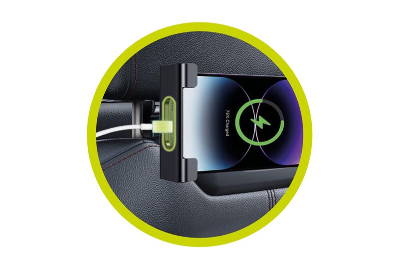 Mobile Origin Stretchable Βάση Αυτοκίνητου για τα Πίσω Καθίσματα MO7 - Black