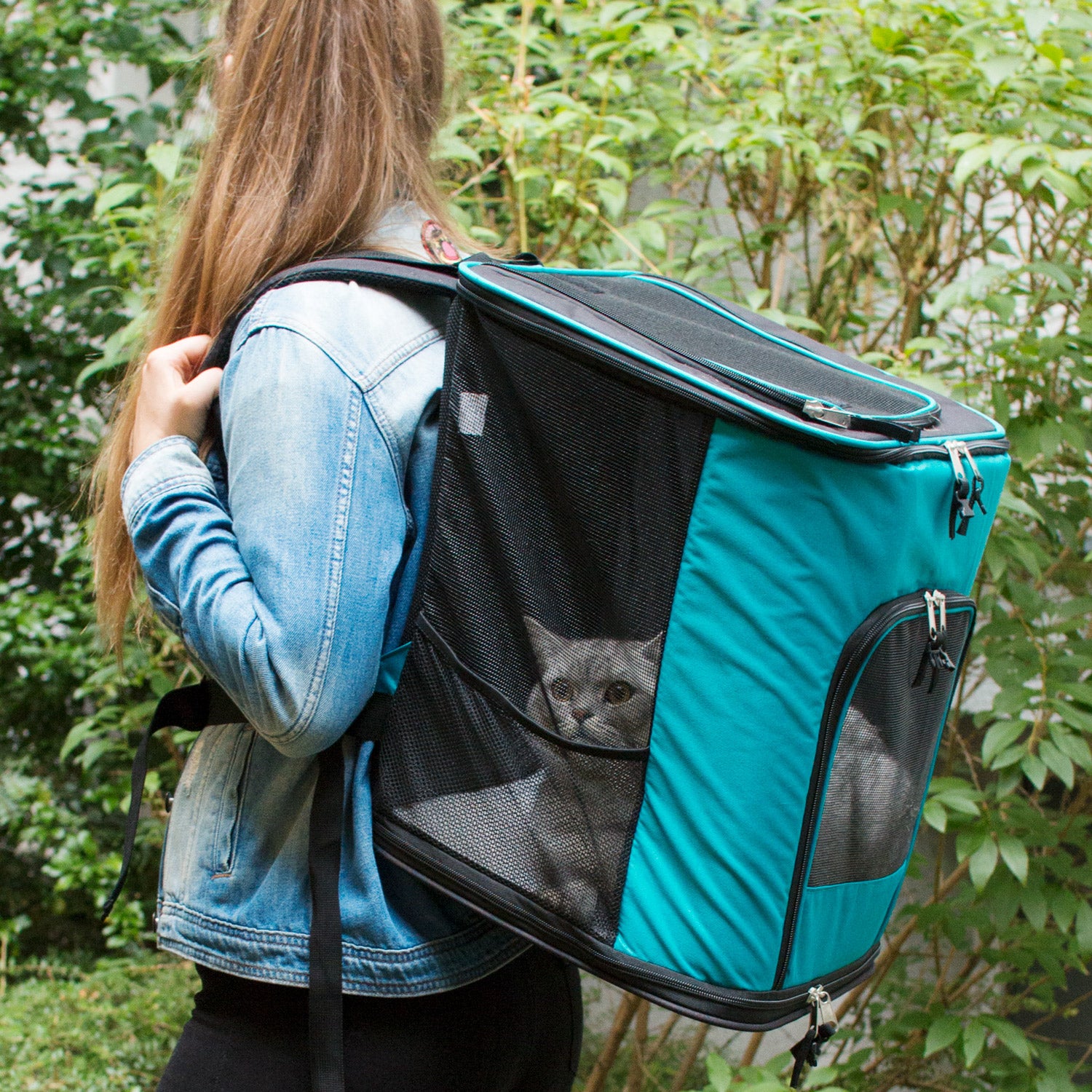 Navaris Dog Carrier Backpack - Αναδιπλούμενο Σακίδιο Μεταφοράς για Κατοικίδια Ζώα - 47550.37