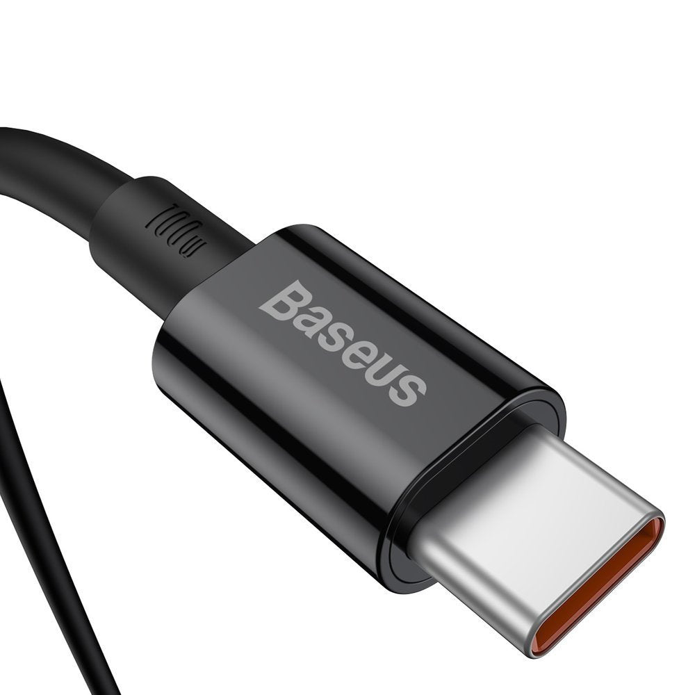 Baseus Superior Cable Type - C 5A PD 100W - Καλώδιο Γρήγορης Φόρτισης Type - C to Type - C 1M - Black - CATYS - B01